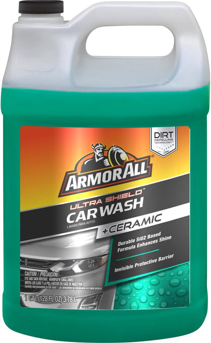 Armor All Ceramic Foaming Car Wash Soap with Extreme Shield, 1 Gallon, 128 Fl Oz (Pack of 1)
