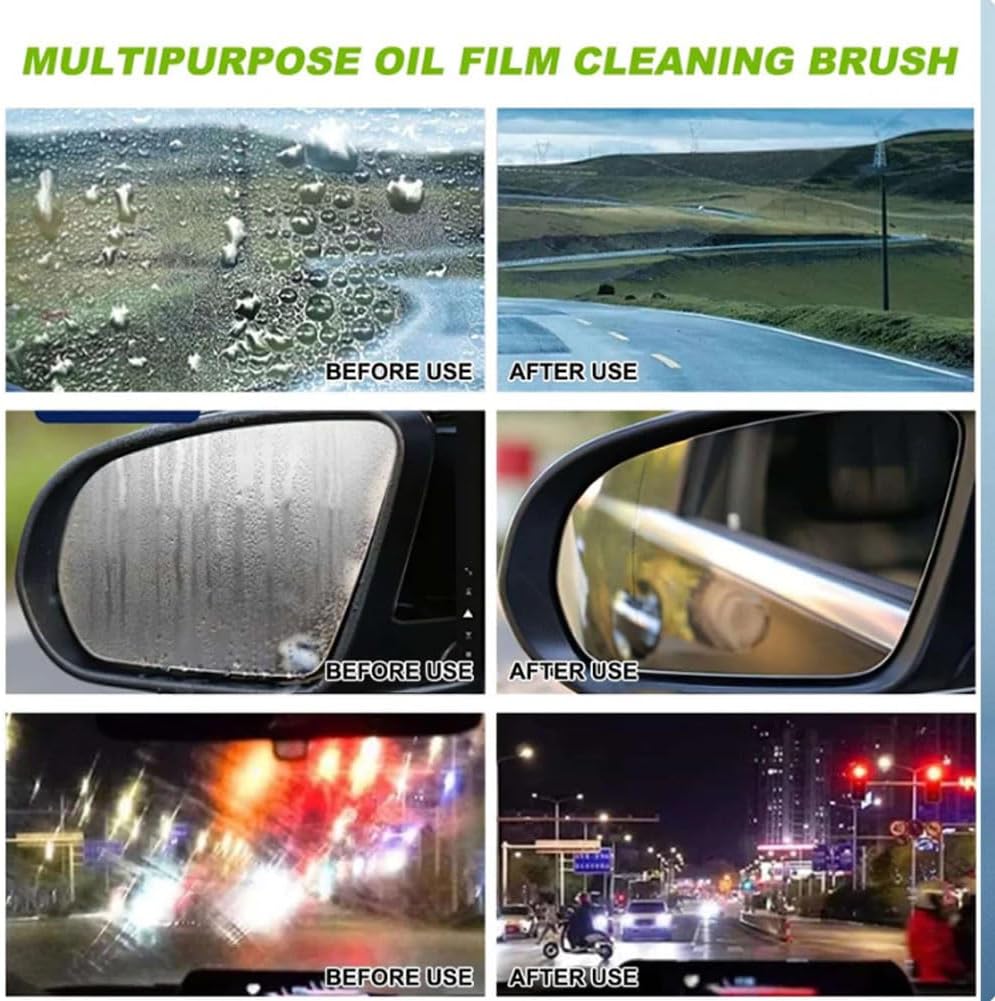 2026 New Clear Vision Windshield Cleaner, Clear Vision Glass Cleaner, Automotive Clears Vision Window Cleaner, Crystal-Clear View in Any Weather, Ultimate Clarity in Any Weather (1PC)
