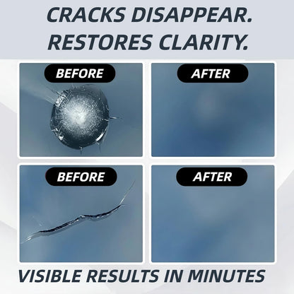2026 Latest Windshield Repair Kit,Glass Crack Repair Kit,Nano Glass Repair Liquid, Quick Windshield Repair for Chips and Cracks,All Crack Types Windshield Repair Kit,Bulls-Eye and Star Crack.