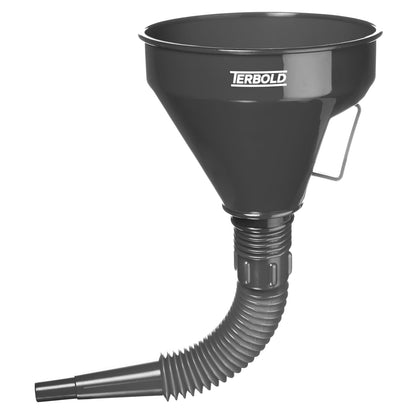 Automotive Flex Funnel with Hose | Wide Mouth Flexible Oil Funnel for Automotive Use - Gas, Transmission Fluid, Car Fuel, Oil Change (Blue)
