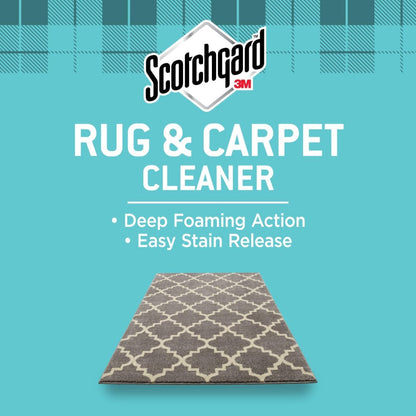 Scotchgard Rug & Carpet Cleaner, Fabric Cleaner Blocks Stains, Cleaning Sprays Make Cleanup Easier, 14 oz