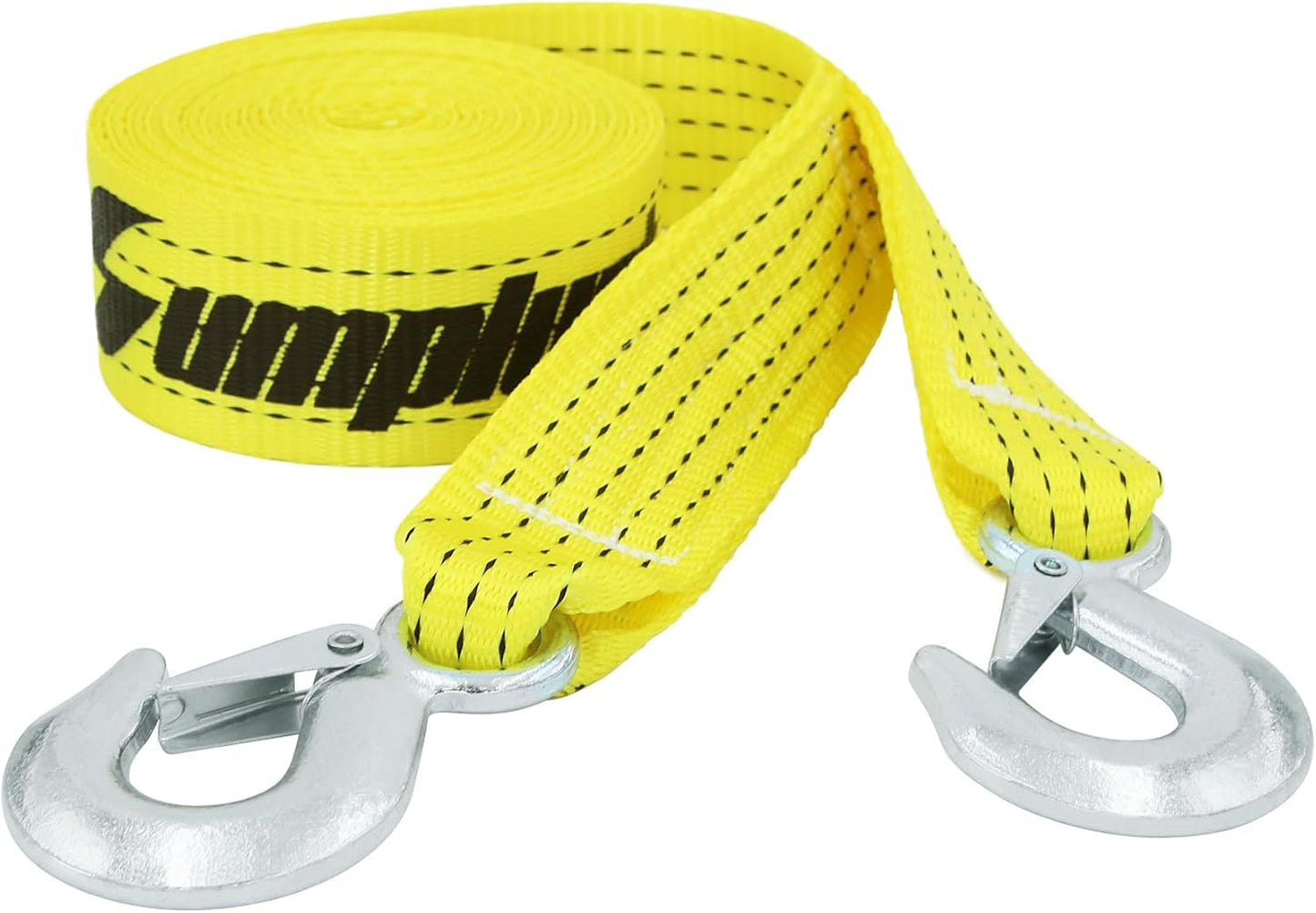 ATV Tow Strap with Hooks 20 ft,15000 lbs Towing Straps Heavy Duty with Hook 2 inch x 20 Foot Ropes for Trucks Vehicles Acessories,Cable for Truck Boat,Roadside Emergency Car Kit