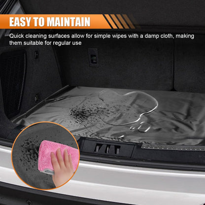 YoRise Cargo Mat Liner for SUV, Universal All-Weather Automotive Trunk Protector Mat, Waterproof Car Rear Cargo Cover Accessories Fit for Sedans, RVs, Trucks(55.1Inch)