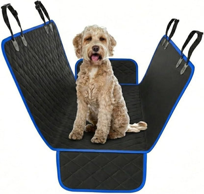 Active Pets Black Standard Dog Car Hammock Back Seat Cover, Waterproof Backseat Cover Protector for Truck Bench Rear of Sedans or SUVs, Essential Pet Supplies Vacuum or Wipe Clean, Machine Washable