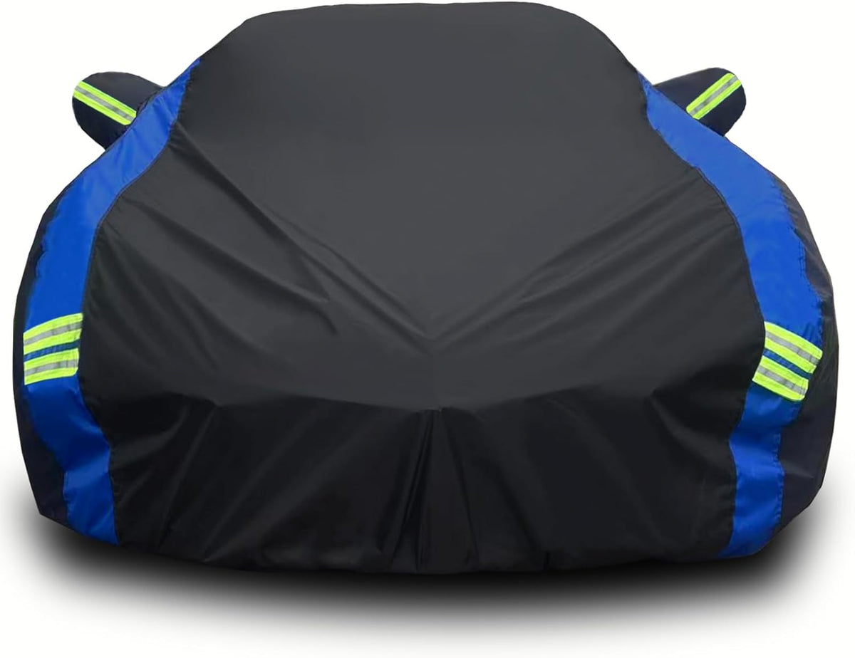 Avecrew Car Cover Waterproof All Weather for Automobiles, Outdoor Heavy Duty Full Exterior Covers for Sedan(194"-208")