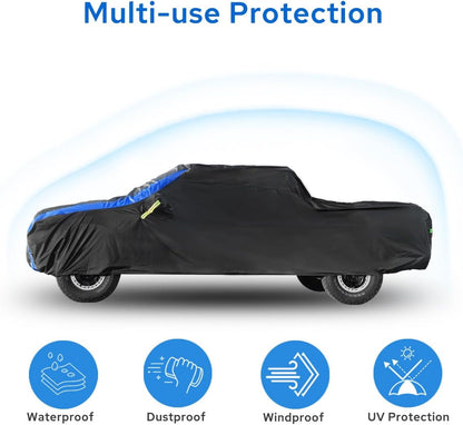 Avecrew Car Cover Waterproof All Weather for Automobiles, Outdoor Heavy Duty Full Exterior Covers for Sedan(194"-208")