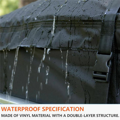 Car Rooftop Cargo Bag, Soft-Sided Storage Carrier with Anti-Slip Mat for Bare Roof, Roof Rack (44.1″*34.3″*17.3″)