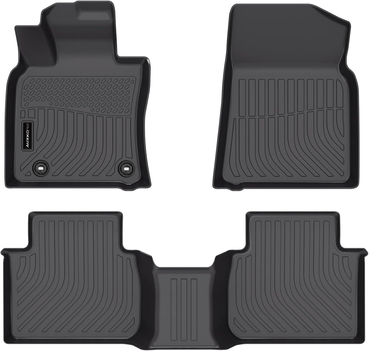All Weather Floor Mat Fit for Toyota Corolla(Include Hybrid Exclude Hatchback) 2026 2025-2020 TPE Rubber Liners Corolla Accessories All Season Guard Odorless Anti-Slip Liner Black