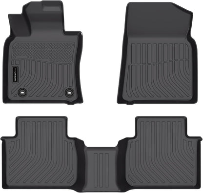 All Weather Floor Mat Fit for Toyota Corolla(Include Hybrid Exclude Hatchback) 2026 2025-2020 TPE Rubber Liners Corolla Accessories All Season Guard Odorless Anti-Slip Liner Black