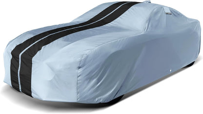 iCarCover 15-Layer Car Cover Waterproof All Weather | Premium Quality Car Covers for Automobiles, UV Protection, El Camino, Impala, Bel Air, Monte Carlo, Galaxie, Charger, Size C21 (See Size Chart) - Colors A
