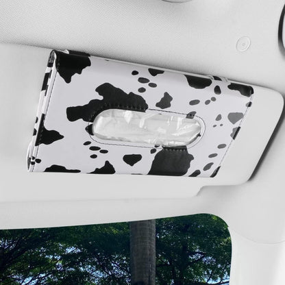 Fredysu Car Visor Tissue Holder, Sun Visor Napkin Holder Backseat Tissue Case, Premium Car Tissue Box for car, Vehicle (Black)