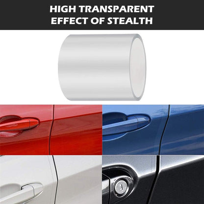 MYFAMIREA Anti-Scratch Anti-Collision Adhesive Strip Car Door Edge Guard Protector Strip Car Door Scuff Plate Protectors Transparent Invisible Tape for Rear Bumper/Door(33Ft x 2In)