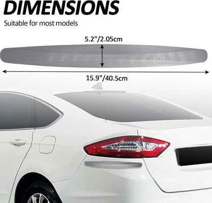 BokWin 4-Packs Black Anti-Collision Patch Bumper Guard Strip Anti-Scratch Bumper Protector Trim Universal for Cars SUV Pickup Truck