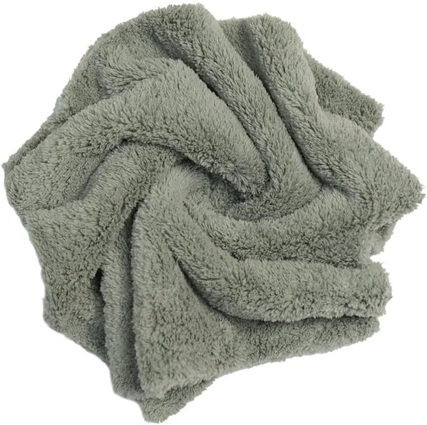 CARCAREZ Microfiber Towels for Cars, Car Drying Wash Detailing Buffing Polishing Towel with Plush Edgeless Microfiber Cloth, 450 GSM 16x16 in. Pack of 6