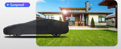 Car Cover Custom Fit for Honda CRV 1997-2025,Toyota RAV4 1996-2025, 6 Layers Truck Cover Waterproof All Weather for Automobiles,Outdoor Full Exterior Cover,Rain, Sun, Wind Protection,Black