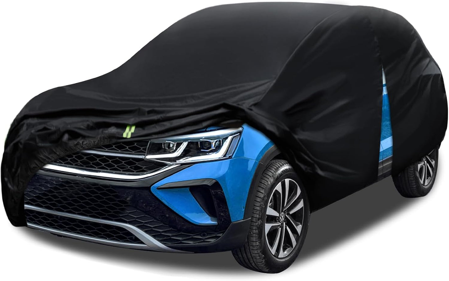 6 Layers Car Cover Waterproof All Weather for Automobiles, Size A3 with Zipper Cotton Fit for Toyota Camry, Honda Accord, Ford Mustang, Chevy Camaro/Malibu,Kia Optima/K5 (187-198 inch)