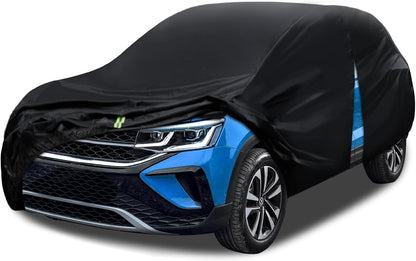 6 Layers Car Cover Waterproof All Weather for Automobiles, Size A3 with Zipper Cotton Fit for Toyota Camry, Honda Accord, Ford Mustang, Chevy Camaro/Malibu,Kia Optima/K5 (187-198 inch)