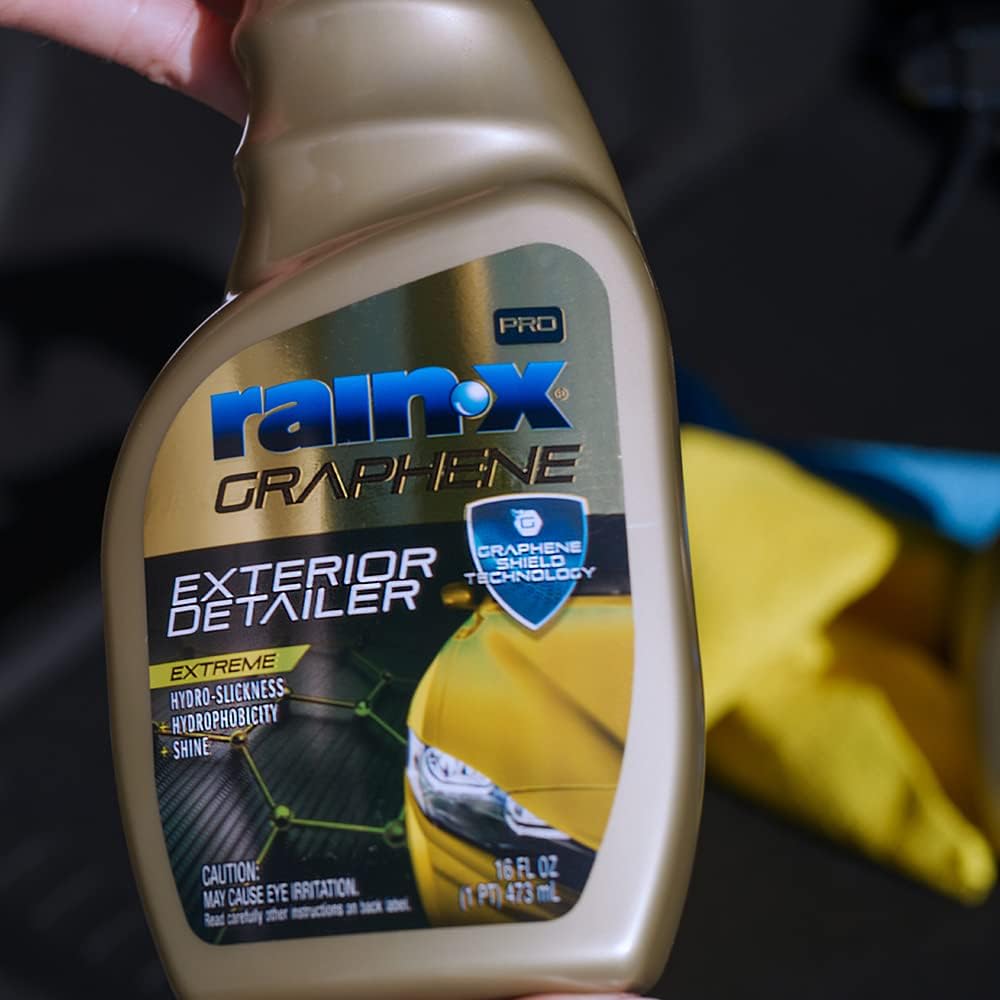 Rain-X 630177SRP Cerami-X Glass Cleaner + Water Repellent, 23oz - Cleaning Effectively While Remaining Streak Free, Protecting Against Contaminants and Stains