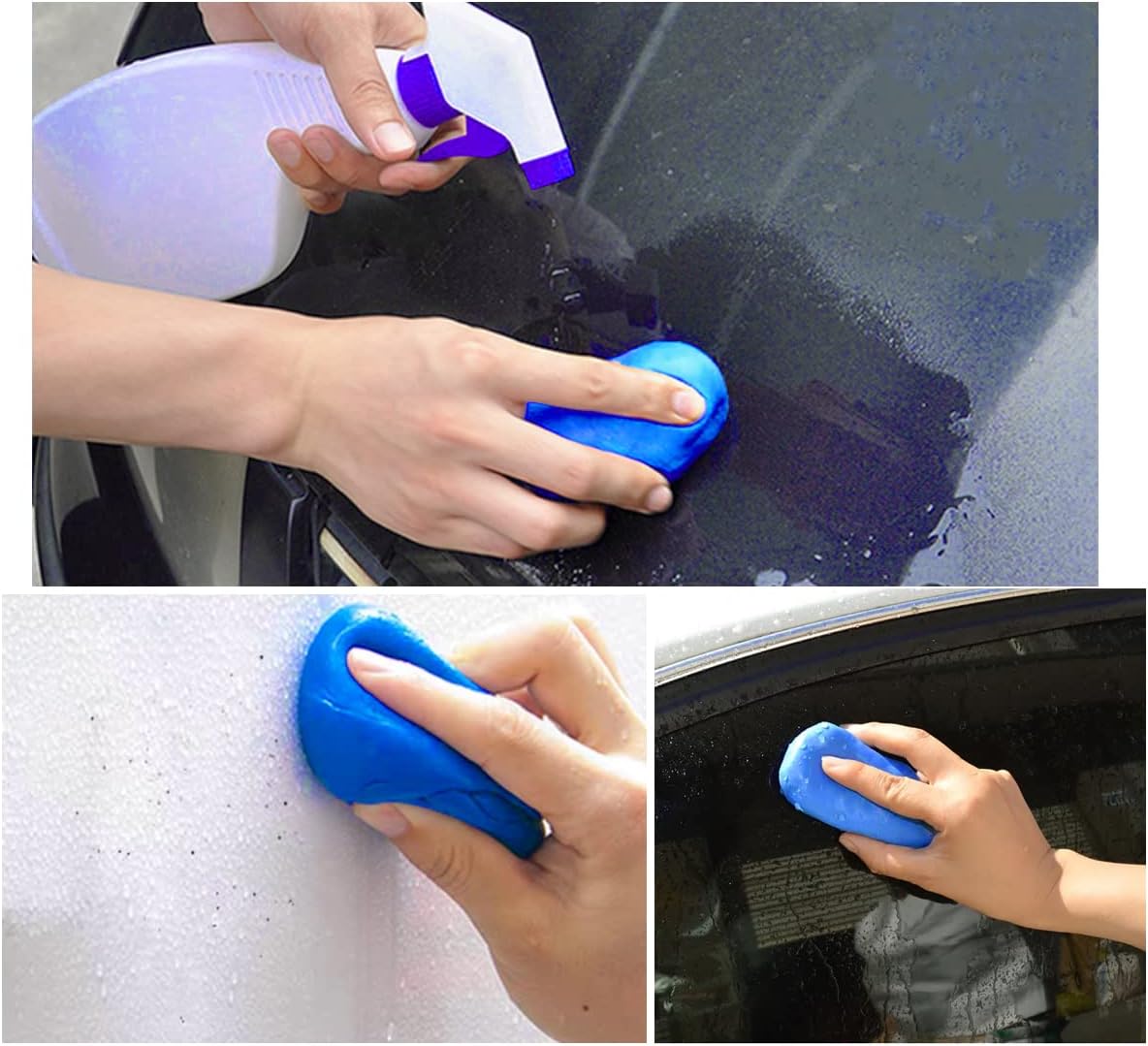 2 PCS Blue Car Clay Bar 100 g Auto Detailing Magic Clay Bars for Car Washing Cleaner