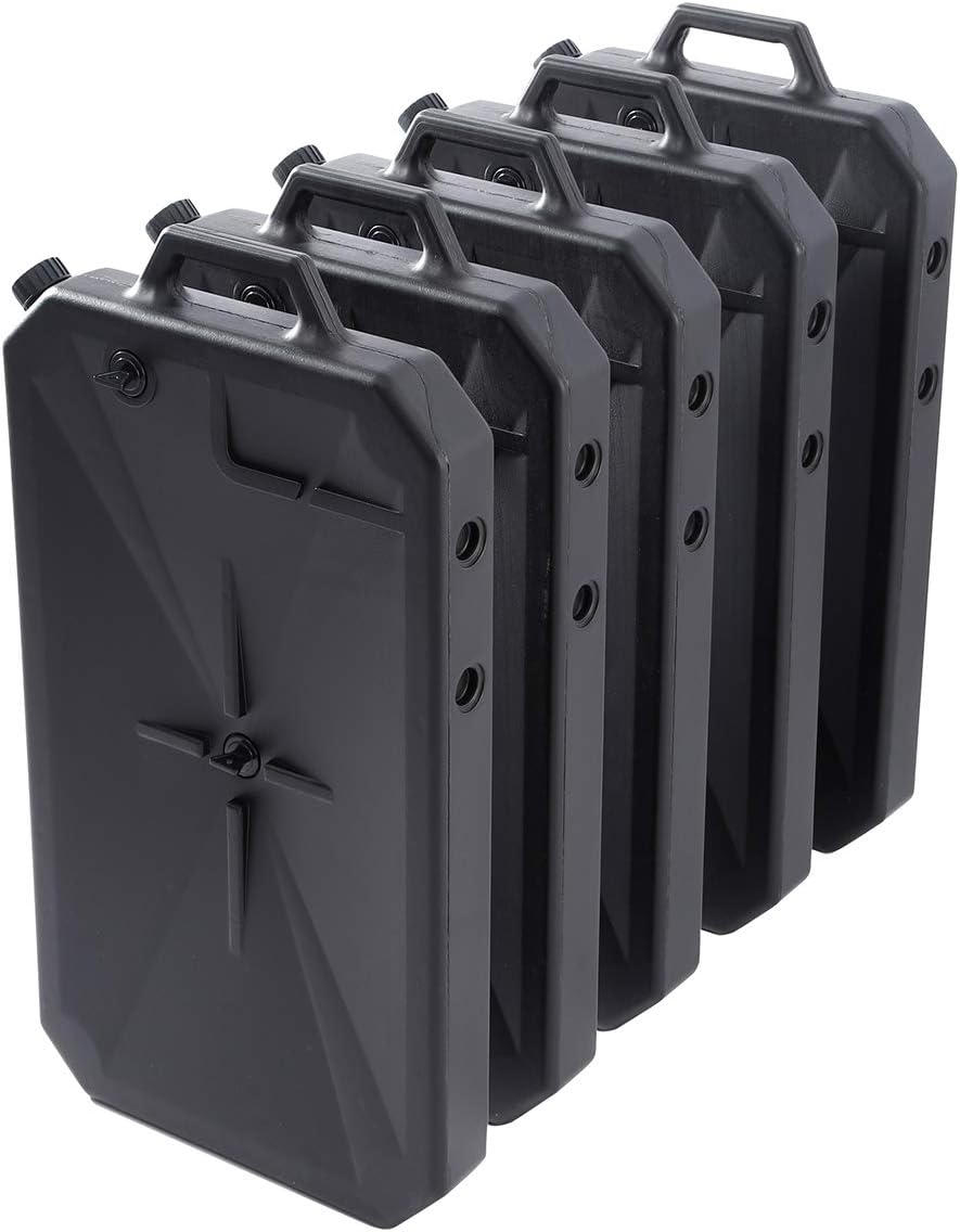 XFMT Oil Drain Pan 10 Quart Low Profile Oil Drain Container for Oil Change, Panel Groove Design, with Portable Handle & Sealing Caps, Universal Fit For Motorcycle Car ATV