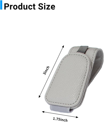 Yuoyar 2 Packs Magnetic Sunglass Holder for Car Visor (Grey) | Magnetic Interior Car Accessories