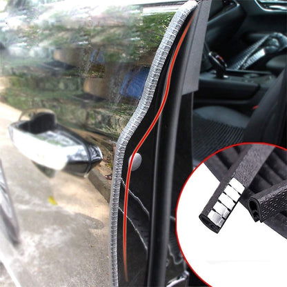 MYFAMIREA 33Ft(10M) Long Car Door Edge Guards, U Shape Edge Trim Rubber Seal Protector Car Door Protection Anti-Collision Rubber Clips Easy to Cut No Need Adhesive Fit for Most Vehicles| Black