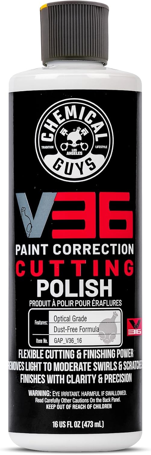 Chemical Guys Gap_V36_04 V36 Optical Grade Cutting Polish (4 oz)
