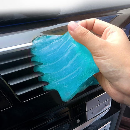 Moly Magnolia Cleaning Gel for Car, Universal Detailing Putty Gel Detail Tools Car Interior Cleaner, Removal Putty Keyboard Cleaner for Car Vents, PC, Laptops, Cameras (Blue)