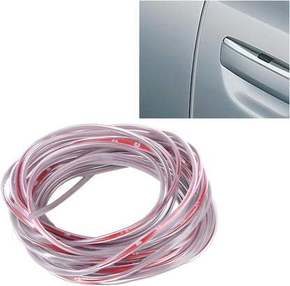 32Ft(10M) Car Door Edge Protector, Anti-Collision Car Door Entry Guard Protective Strip, No Glue Automotive Trim Doors Edge Guard (Clear)