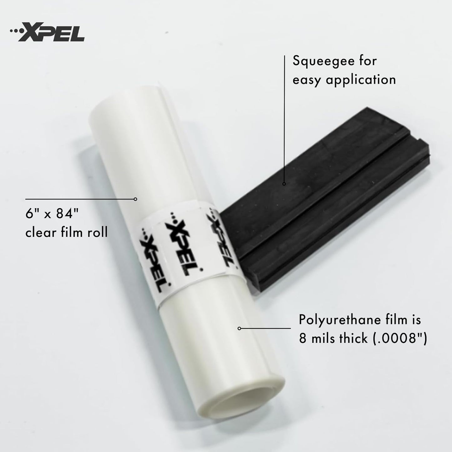 XPEL Clear Paint Protection Film Roll 6" x 84" – Self-Healing, Anti-Yellowing Polyurethane Wrap Protects Against Chips, Scratches & Debris | Invisible Shield for Cars, Trucks, Motorcycles & More