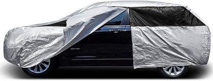 Titan Premium Multi-Layer PEVA Car Cover for Compact SUV 170-187". Waterproof, UV Protection, Anti-Scratch Protective Lining, Driver-Side Zippered Opening. Fits Rav4, Rogue, CR-V and More.