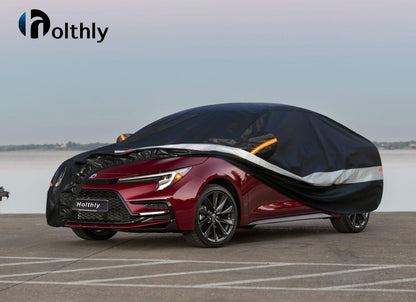 10 Layers Car Cover Custom Fit for Mercedes Benz C Class C250 C300 C43 C63 (1993-2026), Waterproof All Weather for Automobiles, Outdoor Full Cover Sun Dust Rain Protection with Cotton. Black - Colors A