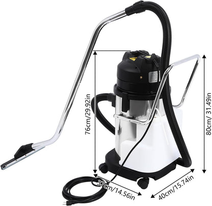 40L/11Gal Commercial Carpet Cleaner, 3 in 1 Multi-Purpose Floor Cleaning Machine Heavy Duty Extractor Vacuum Washing Machine, 1049W Powerful Sofa Curtain Carpet Cleaning Machine