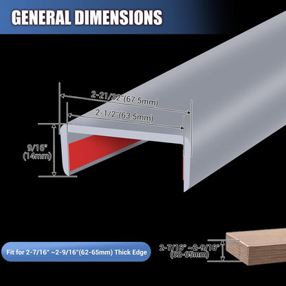 Rubber Edge Trim, 1/16" Self Adhesive Flexible U Channel Edge Protecter for Sheet Metal, Car Doors, U Shaped Sharp Edge Guards, Fit for 0-5/64" Wide Edge, Black Color, 10Ft, EPDM Material