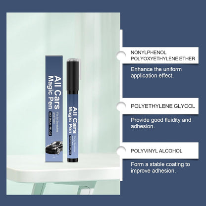 Magic Car Scratch Remover Pen, 2026 Upgraded Quick Car Paint Repair Pen,Lightweight and Fast,Long-Lasting,Universal Car Touch Up Pen for All Vehicles (Pack of 1)