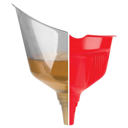 Performance Tool W4053 Clear View Easy-Fill Funnel Set (3 Pieces) - Versatile Liquid Filling Solutions