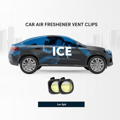 DRIVEJOY Car Air Freshener Vent Clips, 8 PK, 6 Ocean, 2 New Car Scent, Long Lasting Air Fresheners for Men & Women, Up to 240 Days, Odor Eliminator