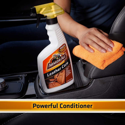 Armor All Car Leather Conditioner Gel, Interior Cleaner for Cars, Trucks and Motorcycles, 18 Fl Oz