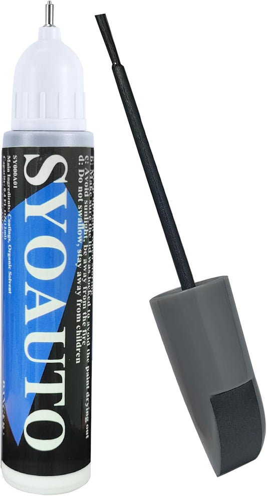 SYOAUTO Black Touch Up Paint for Cars, Auto Touch Up Paint Black Scratch Repair Automotive Black Car Paint Pen 2 in 1 Car Touch Up Paint 0.4 oz