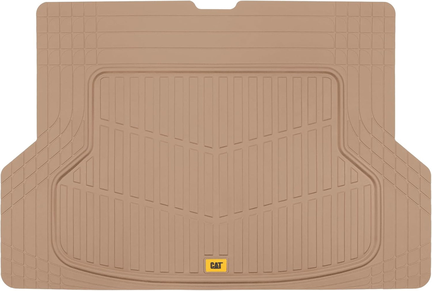CAT Heavy Duty SUV Black Cargo Liner & Car Trunk Mat - Universal Trimmable All Weather Cargo Mats for Back of SUV - SUV Trunk Mat & Carpet Cover Trunk Liner - Cargo Cover Trunk Cover 53" x 36.25"