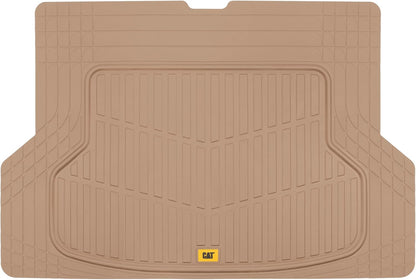 CAT Heavy Duty SUV Black Cargo Liner & Car Trunk Mat - Universal Trimmable All Weather Cargo Mats for Back of SUV - SUV Trunk Mat & Carpet Cover Trunk Liner - Cargo Cover Trunk Cover 53" x 36.25"