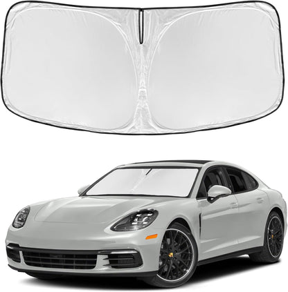 for Toyota Tacoma 2016-2023 2024 2025 2026 Sun Shade Sunshade Windshield Cover - 4 Layers Front Window Shade Custom Fit Tacoma 2Dr 4Dr Pickup Sun Visor 240T Shade Blocks UV Rays Car Accessories - Colors F