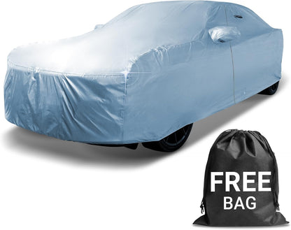 iCarCover Premium Car Cover for 1970-1972 Chevy Monte Carlo Heavy Duty Waterproof All-Weather Automobiles Custom Fit Indoor Outdoor UV Snow Protection Covers with Straps and Bag - Colors C