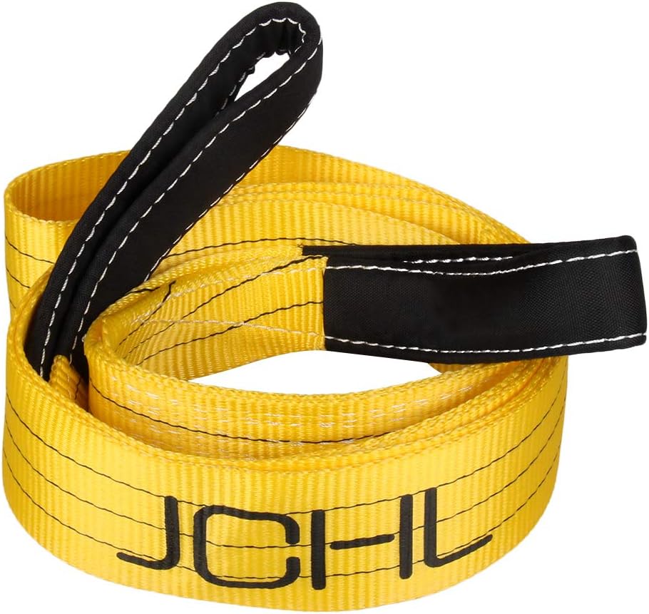 Tree Saver Strap, 3 inchX9 Foot Winch Strap, Tow Strap, Heavy Duty 36,000 Pound Capacity
