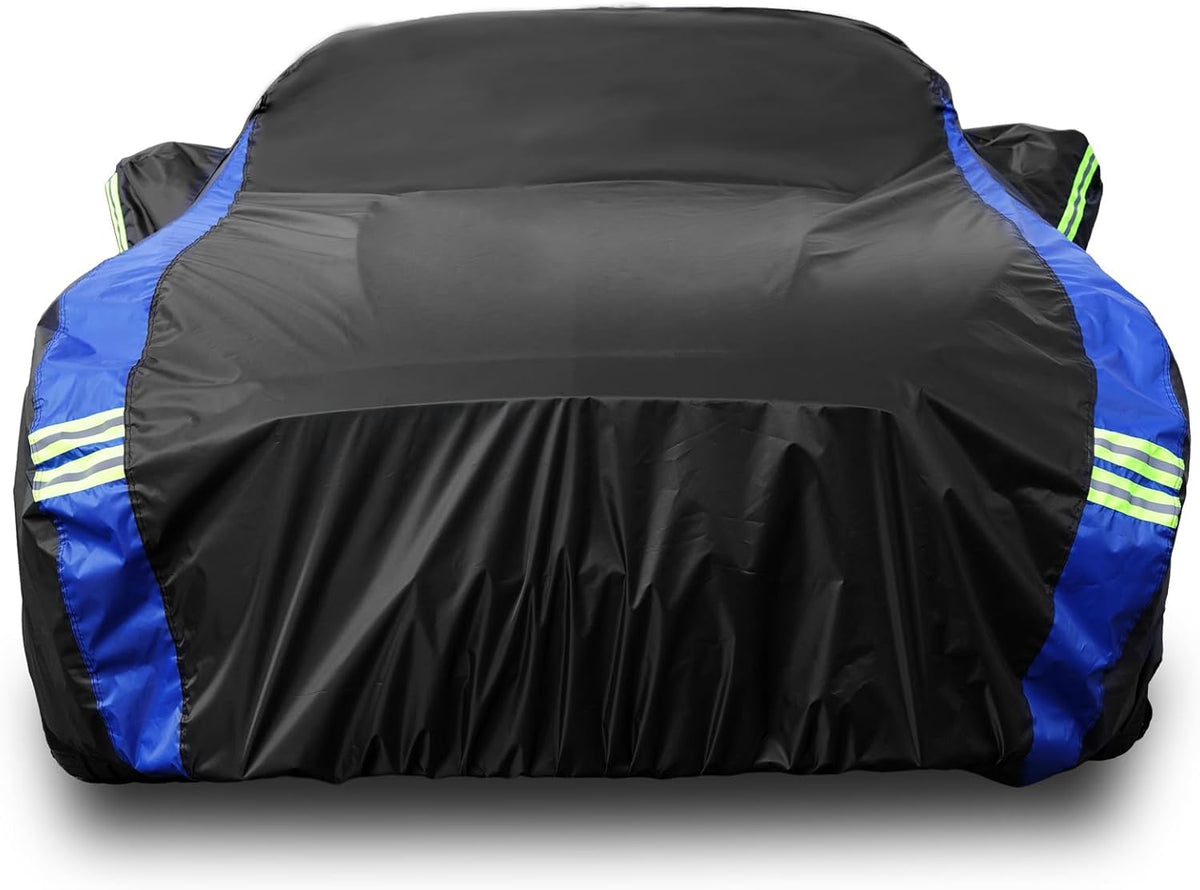 Avecrew Car Cover Waterproof All Weather for Automobiles, Outdoor Heavy Duty Full Exterior Covers for Sedan(194"-208")