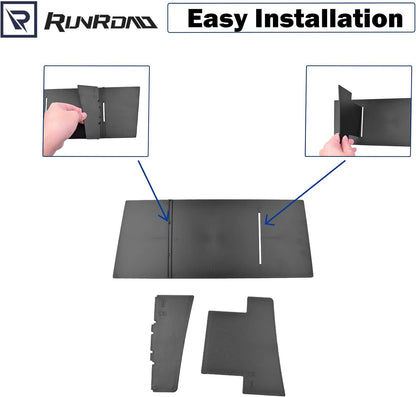RUNROAD Glove Box Organizer Compatible with Honda Pilot (2016-2022)/ Ridgeline (2017-2023)/ Passport (2019-2023) Accessories, Interior Storage Box Grid Insert Compartment Divider