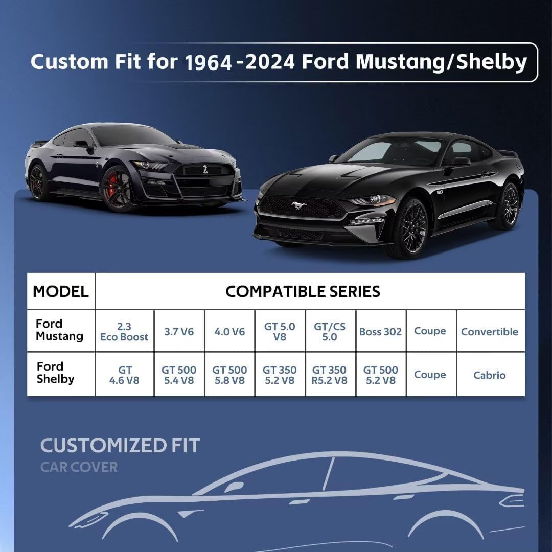 10 Layers Car Cover Custom Fit for Mercedes Benz C Class C250 C300 C43 C63 (1993-2026), Waterproof All Weather for Automobiles, Outdoor Full Cover Sun Dust Rain Protection with Cotton. Black - Colors C