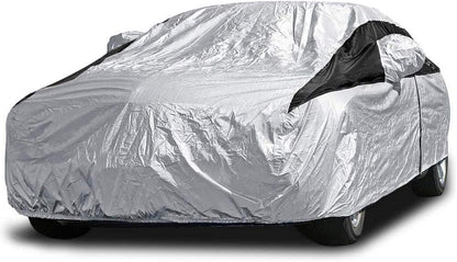 Titan Premium Multi-Layer PEVA Car Cover for Compact SUV 170-187". Waterproof, UV Protection, Anti-Scratch Protective Lining, Driver-Side Zippered Opening. Fits Rav4, Rogue, CR-V and More.
