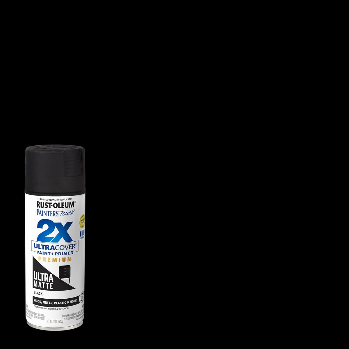 Rust-Oleum 334029 Painter's Touch 2X Ultra Cover Spray Paint, 12 oz, Gloss Clear - Colors D