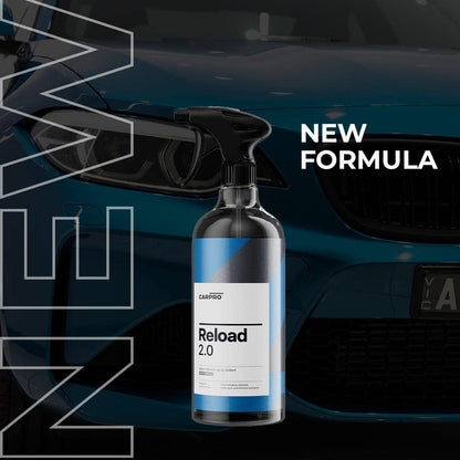 CARPRO Reload 2.0 Spray Sealant, Silica + Siloxane Ceramic Spray for Ceramic Coating, Super Hydrophobic, Self-Cleaning: Improved Gloss, Slickness, Water Spot & Chemical Resistance - 500mL (17oz)